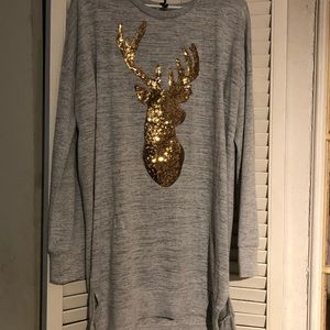 Christmas Reindeer Tunic